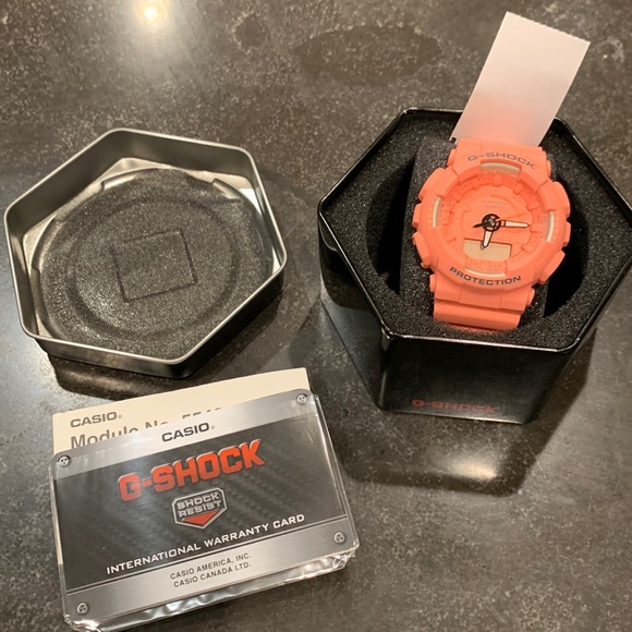 Women’s Casio G Shock Limited Edition Couple Analog/Digital Watch Step Tracker - Picture 2 of 10